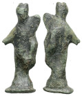 Roman bronze statuette . 25.11 g 52.36 mm