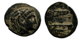 Reyes de Macedonia. Alejandro III "el Grande". Bronce. Ceca incierta en Asia Menor. 336-323 a.C. Ceca incierta en Asia Menor occidental. (Price 2102.)...