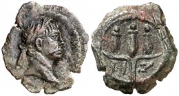 (113-114 d.C.). Trajano. Alejandría. Dichalkon. (Spink 3320) (Kampmann-Ganschow 27.574). 1,66 g. EBC.