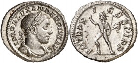 (232 d.C.). Alejandro Severo. Denario. (Spink 7915 var) (S. 434a) (RIC. 114). 3,24 g. EBC-.