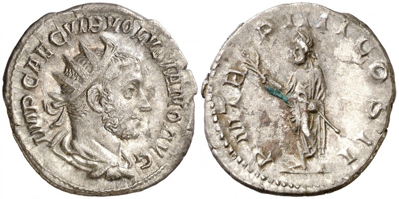 (253 d.C.). Volusiano. Antoniniano. (Spink 9762) (S. 92) (RIC. 140). 2,92 g. MBC...