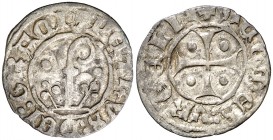 Comtat d'Urgell. Pere d'Urgell (1347-1408). Agramunt. Diner de bàcul. (Cru.V.S. 134) (Cru.C.G. 1951). 0,63 g. Escasa. MBC.