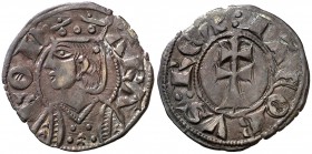 Jaume II (1291-1327). Aragón. Dinero jaqués. (Cru.V.S. 364) (Cru.C.G. 2182). 1,07 g. MBC.
