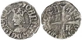 Joan II (1458-1462 / 1472-1479). Sardenya (Cáller). Diner o pitxol. (Cru.V.S. 986) (Cru.C.G. 3025) (MIR. 15). 0,86 g. Ex Áureo & Calicó 02/07/2009, nº...