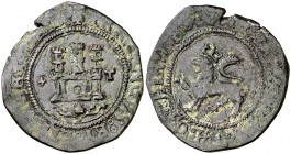Reyes Católicos. Toledo. 2 maravedís. (Cal. 668) (Seb. 802). 5,17 g. MBC.
