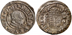 1664. Felipe IV. Cuenca. . 16 maravedís. (Cal. 1319) (J.S. M-198) (Seb. 181). 4,57 g. MBC/MBC+.