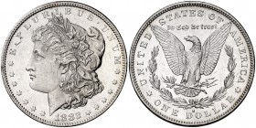 1882. Estados Unidos. S (San Francisco). 1 dólar. (Kr. 110). AG. En cápsula MS66. Bella. S/C.