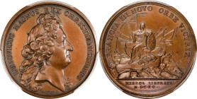 "1690" (early 20th century) Quebec Preserved Medal. Betts-69. Bronze. Unc Details--Cleaned (PCGS).
41.3 mm. 542.3 grains. Edge marked (cornucopia) BR...