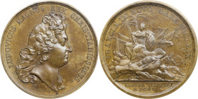 1690 Quebec Preserved Medal. Betts-72. Bronze. MS-63 BN (PCGS).
41.2 mm. 448.2 grains. Plain edge. Golden-bronze with some deeper brown intermingled ...