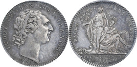 1777 France Prepares To Aid America Medal. Betts-558. Silver. AU-50 (PCGS).
29 mm. 112.3 grains. Reeded edge. From our sale of November 2015, where w...