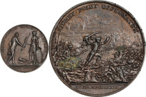 Cast Copy 1779 John Stewart at Stony Point Medal. Designs by Nicolas-Marie Gatteaux. After Betts-567, Adams-Bentley 7. Copper-Plated Lead. About Uncir...