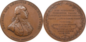 "1779" (post-1877) Henry Lee at Paulus Hook Medal. U.S. Mint Copy Dies. Betts-575, Adams-Bentley 9, Julian MI-5. Bronze. MS-63 BN (NGC).
45 mm. Struc...