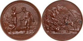 Electrotype or Cast Copy 1781 General Daniel Morgan, Battle of the Cowpens Medal. Jean-Jacques Barre Dies. After Betts-593, Julian MI-7, Adams-Bentley...