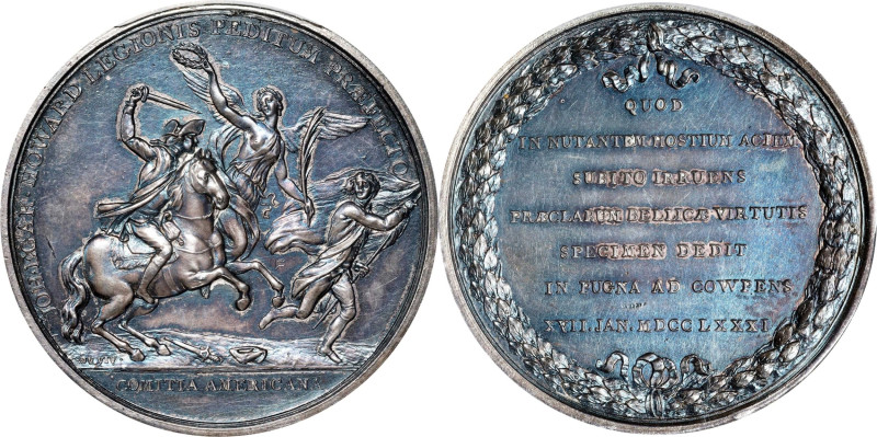 "1781" (ca. 1789) Lieutenant Colonel John Eager Howard, Battle of the Cowpens Me...