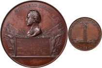 "1847" (post-1850) Major General Winfield Scott / Mexican-American War Medal. Julian MI-27. Copper, Bronzed. Choice Mint State.
90 mm. Beautifully br...