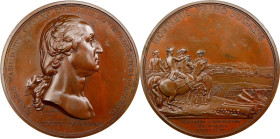 "1776" (ca. 1789) Washington Before Boston Medal. First Paris Mint Issue. First Issued "Original" Obverse / First Issued "Original" Reverse. Musante G...