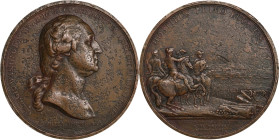 "1776" (ca. 1789) Washington Before Boston Medal. First Paris Mint Issue. First Issued "Original" Obverse / First Issued "Original" Reverse. Musante G...