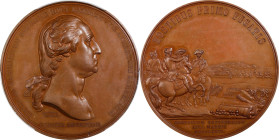 "1776" (ca. 1890-1910) Washington Before Boston Medal. Second U.S. Mint Issue. Musante GW-09-US2, Baker-49B, Julian MI-1. Bronze. MS-62 BN (PCGS).
68...
