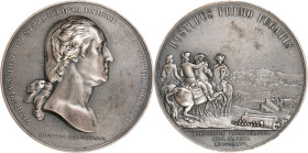 "1776" (ca. 1950) Washington Before Boston Medal. Third United States Mint Issue. Musante GW-09-US3, Julian MI-1. Silver. About Uncirculated.
67.8 mm...