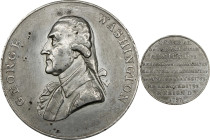 1797 Presidency Resigned Medal. By Thomas Wyon. Musante GW-65, Baker-66, var. Tin. AU Details--Cleaned (PCGS).
37.6 mm. 354.9 grains. Attractive ligh...