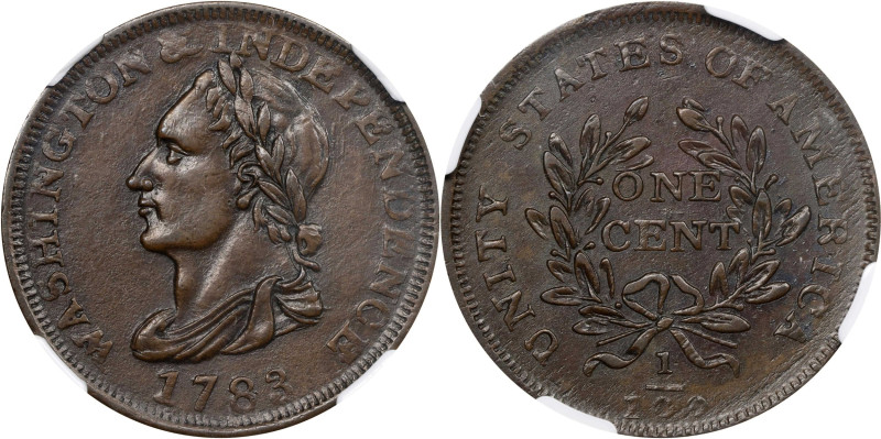 "1783" (ca. 1820) Washington Unity States Cent. Musante GW-104, Baker-1, W-10130...