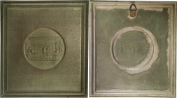 1859 Declaration of Independence Plaque. By Samuel H. Black of New York. Copper Electrotype, Plated with Silver-Colored Metal. Nearly As Made, and Cho...