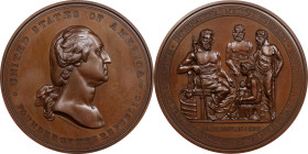 1887 International Medical Congress Medal. Musante GW-1038, Baker F-378, Julian-Unlisted. Bronze. Choice Mint State.
76 mm. Unlisted in Julian, but v...