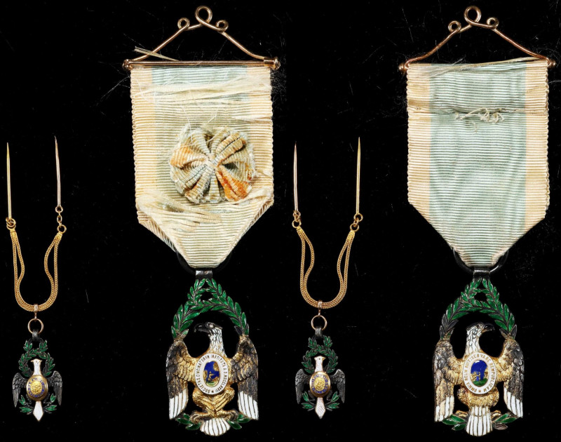 (ca. 1860-1870) Society of the Cincinnati Eagle. Gilt Silver and Enamel. Myers-3...