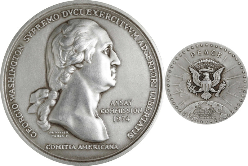 1974 United States Assay Commission Medal. JK AC-118, Baker C-348. Rarity-7. Pew...