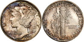 1923-S Mercury Dime. MS-66 FB (CACG).
An exceptional example, fully struck throughout with equally crisp definition to the central reverse crossbands...