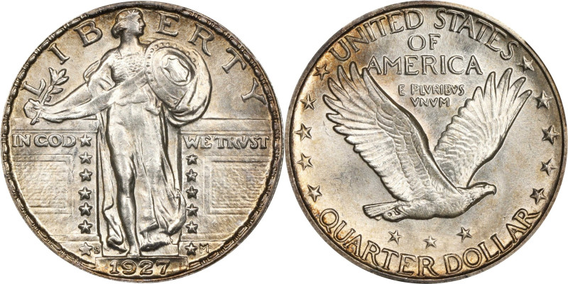 1927-S Standing Liberty Quarter. MS-64 (PCGS). CAC. CMQ.
Intense frosty surface...