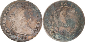 1796 Draped Bust Half Dollar. Small Eagle. O-102, T-2. Rarity-5+. 16 Stars. VG-8 (NGC). OH.
Amato 252. Half dollar rarities from Stack's Bowers Galle...