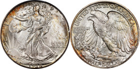 1938-D Walking Liberty Half Dollar. MS-67+ (PCGS). CAC.
One of the key dates to the Walking Liberty series, this low mintage issue of 491,600 pieces ...