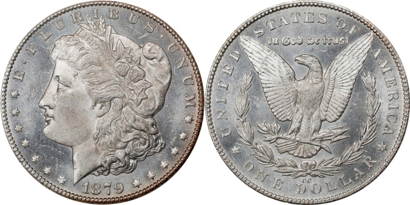 1879-CC Morgan Silver Dollar. Clear CC. MS-63 PL (PCGS). CMQ.
Fully prooflike i...