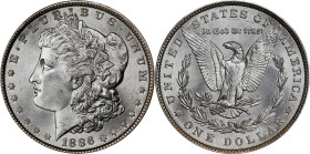 1886 Morgan Silver Dollar. MS-68 (PCGS).
An extraordinary condition rarity in an 1886 silver dollar, this brilliant Ultra Gem allows ready appreciati...