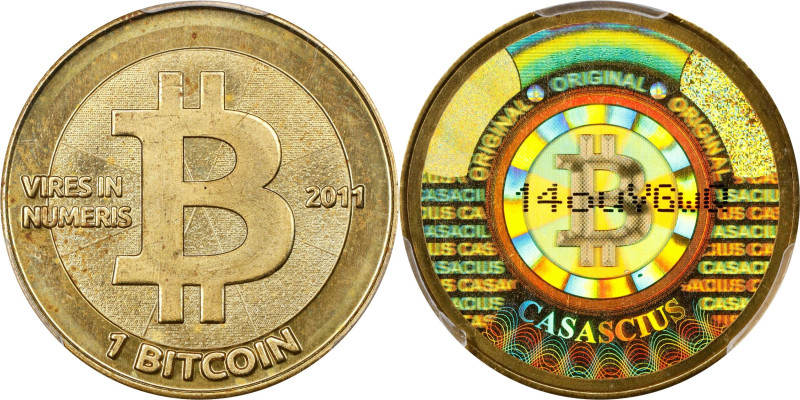 2011 Casascius 1 Bitcoin. Loaded. Firstbits 14ouVGwQ. Series 1. CASACIUS Error. ...