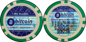 2017 BlueBits "Poker Chip" 0.0025 Bitcoin. Loaded. Firstbits 1CWvAcVV. Series A. MS-66 (PCGS).
Loaded with 0.0025 BTC. A truly historic offering that...