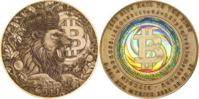 2024 MyBits "Lion" 0.001 Bitcoin. Loaded. Firstbits 18RGt6211. Serial No. 30. Brass. MS-68 (PCGS).
Loaded with 0.001 BTC. Officially titled "Hail to ...
