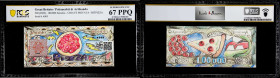 2022 Polymerbit x Artikando 0.001 Bitcoin Banknote. BitPizza. Loaded. Serial No. A005. Superb Gem Uncirculated 67 PPQ (PCGS).
Loaded with 0.001 BTC. ...
