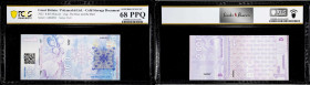 2022 Polymerbit "Bull and Bear" 0.001 Bitcoin Banknote. Series 3A-U. Serial No. A000092. Superb Gem Uncirculated 68 PPQ (PCGS).
Loaded with 0.001 BTC...