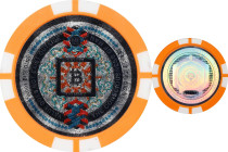 2015 Satori "Poker Chip" 0.001 Bitcoin. Loaded. Pre-Fork. Serial No. 014281. Plastic. MS-69 (PCGS).
Loaded with 0.001 BTC. Released in Japan in 2016,...