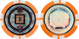 2016 Satori "Poker Chip" 0.001 Bitcoin. Loaded. Pre-Fork. Serial No. 025372. Plastic. MS-69 (ANACS).
Loaded with 0.001 BTC. Released in Japan in 2016...