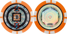 2017 Satori "Poker Chip" 0.001 Bitcoin. Loaded. Pre-Fork. Serial No. 025540. Plastic. MS-69 (ANACS).
Loaded with 0.001 BTC. Released in Japan in 2016...