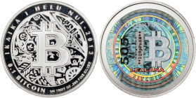 Unfunded 2013 Lealana 0.1 Bitcoin. Firstbits 1Q8pPnSW. Serial No. 505. Buyer Funded. Black Address. Silver. Proof-70 Deep Cameo (PCGS).
Unfunded and ...