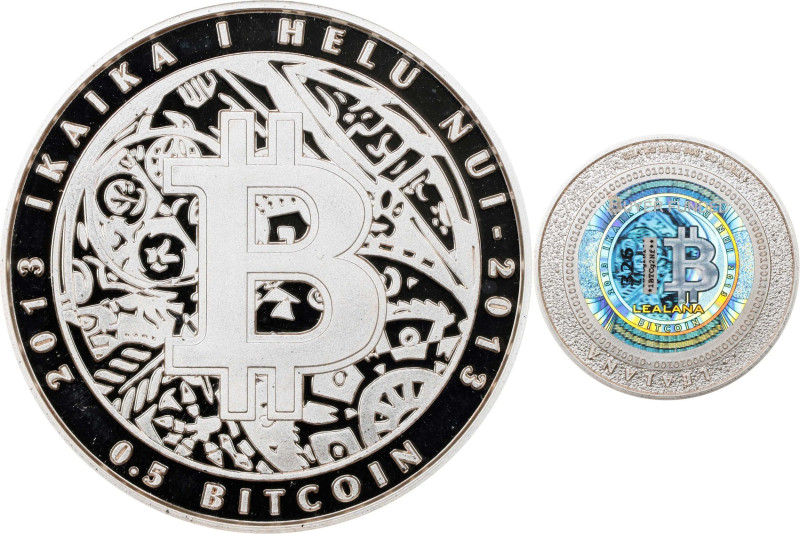Unfunded 2013 Lealana 0.5 Bitcoin. Firstbits 1BTCg2Nf. Serial No. 326. Buyer Fun...