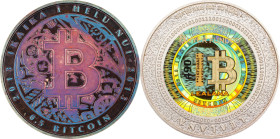 Unfunded Pattern 2013 Lealana 0.5 Bitcoin. Firstbits 16F1oAAZ. Serial No. 490. Indigo Finish, Gold Hologram. Silver. Proof-68 Deep Cameo (PCGS).
Unfu...