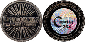 Unfunded 2016 Cryptocracy 1 Bitcoin. Firstbits 1C79GiBq7kL. Serial No. 254. Series 1. Black Nickel Finish. MS-69 (PCGS).
Unfunded and non-loaded. Thi...