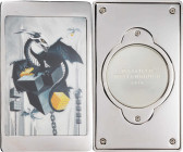 Unfunded 2016 Kialara "Soul of Satoshi" Bitcoin Bar. Serial No. 36. 1oz Silver in Stainless Steel Enclosure.
Unfunded and non-loaded. 3.6&Prime; x 2....
