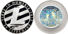 Unfunded 2013 Lealana 25 Litecoin. Firstbits LhkxZthA. Buyer Funded, Green Address, Non-Serialized. Silver. Proof-69 Deep Cameo (PCGS).
Unfunded and ...