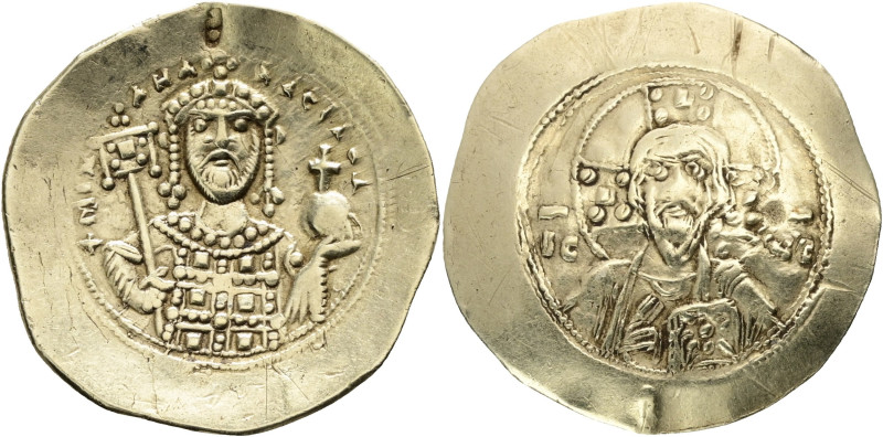 MICHAEL VII, Ducas. 1071-1078. EL Histamenon Nomisma , Constantinople mint.Obv.:...